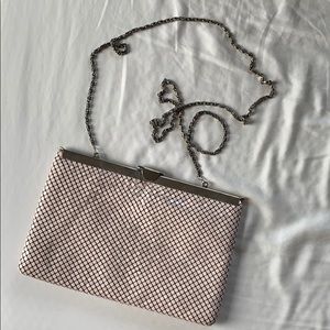 VINTAGE WHITING & DAVIS chain link shoulder bag